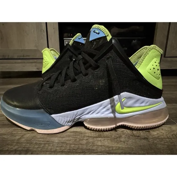 Nike LeBron 19 Low Ghost Green Black Mens Size 12 Basketball Shoes Sneakers
