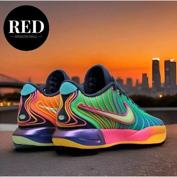 Nike LeBron James XXI 21 Optimism Multicolor HF5353-400 - Men's Size 10.5