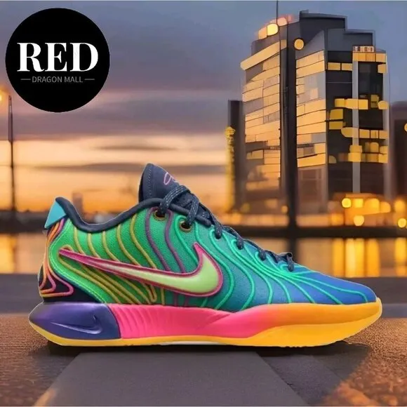 Nike LeBron James XXI 21 Optimism Multicolor HF5353-400 - Men's Size 10.5