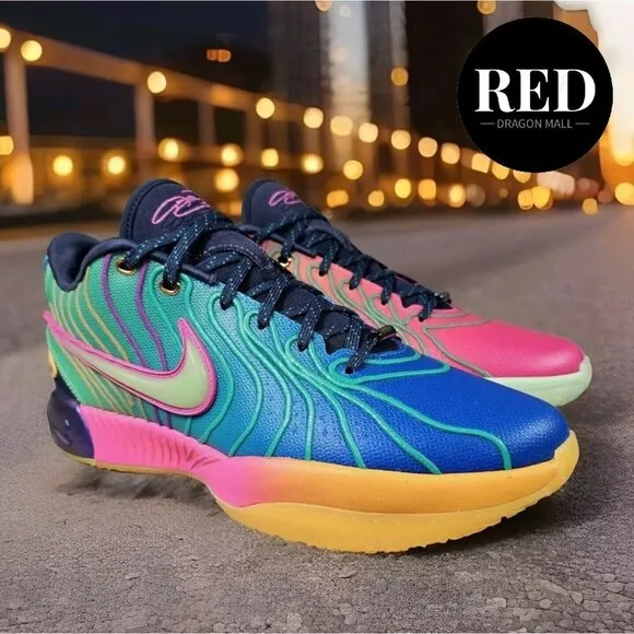 Nike LeBron James XXI 21 Optimism Multicolor HF5353-400 - Men's Size 10.5