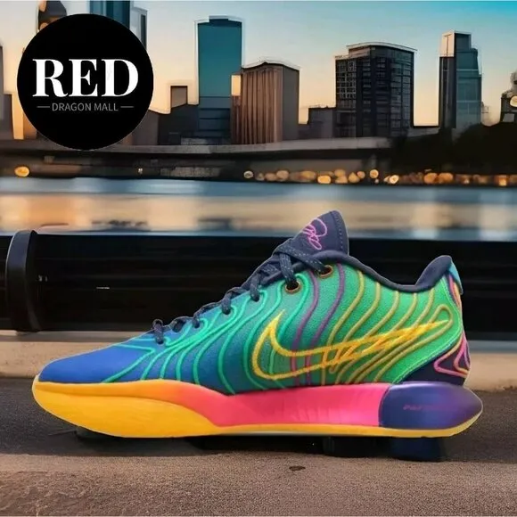 Nike LeBron James XXI 21 Optimism Multicolor HF5353-400 - Men's Size 10.5