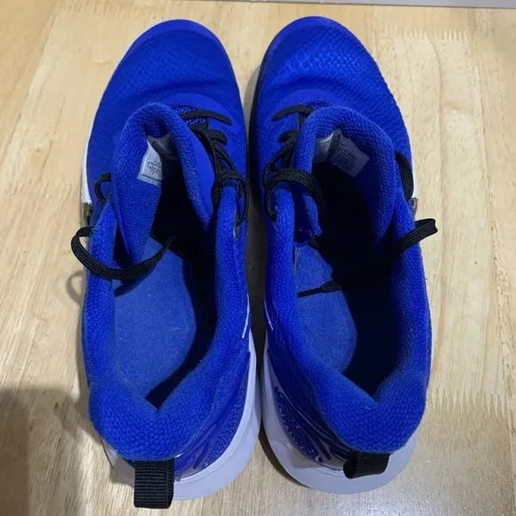 Nike Mamba Focus Mens Size 9.5 TB Basketball Blue White Black Kobe AT1214-400