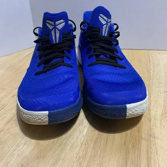 Nike Mamba Focus Mens Size 9.5 TB Basketball Blue White Black Kobe AT1214-400