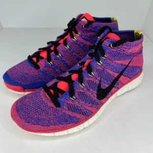 Nike Mens 640652-400 Purple Free Flyknit Chukka Pr Qs World Cup Size 11 Sneakers