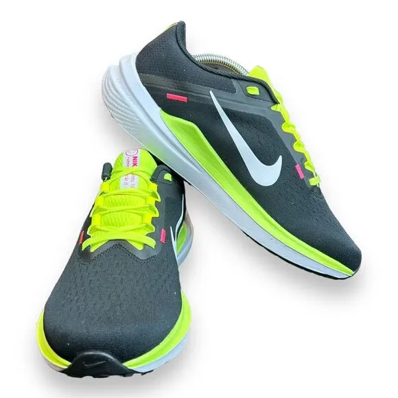 Nike Men's Air Winflo 10 XCC Running shoes FN6825 010 size 12 Black White Pink