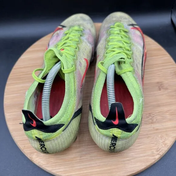 Nike Men’s Size 11.5 Mercurial Vapor 14 Elite FG DAMAGED Green Shoes Soccer