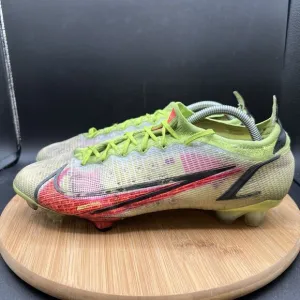 Nike Men’s Size 11.5 Mercurial Vapor 14 Elite FG DAMAGED Green Shoes Soccer