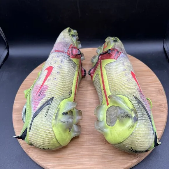 Nike Men’s Size 11.5 Mercurial Vapor 14 Elite FG DAMAGED Green Shoes Soccer