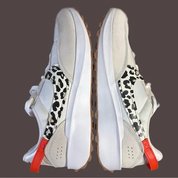 Nike-NWOB women’s sz.11.5 waffle debut sneakers animal print swoosh/orange. New!