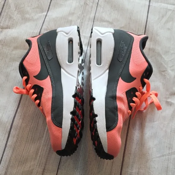 Nike Orange and Black Sneakers with Athletic Design