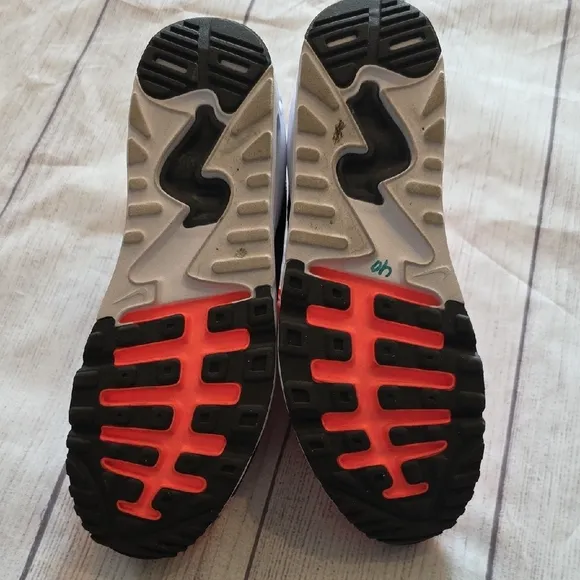 Nike Orange and Black Sneakers with Athletic Design