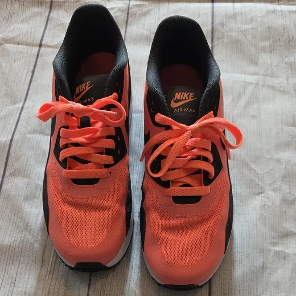 Nike Orange and Black Sneakers with Athletic Design