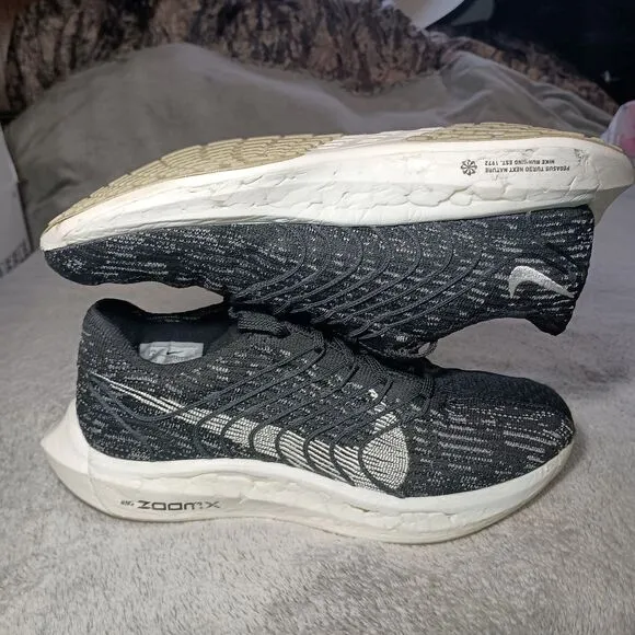 Nike Pegasus Turbo Next Nature Black Off-Noir Size 8 DM4313-001 Streetwear