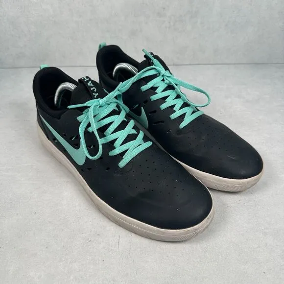 Nike Shoes Mens 10 Black Blue SB Nyjah Free AA4272-006 Sneaker Skateboard