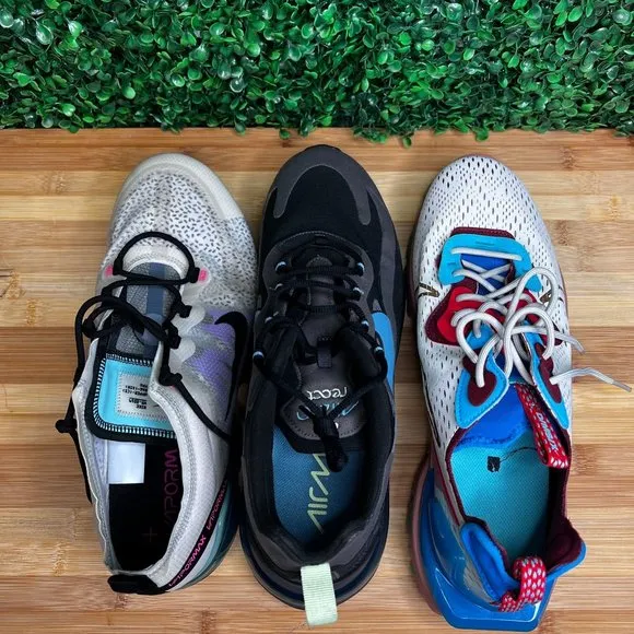 Nike Sz 12 - RIGHT SHOE ONLY - Vapormax 270 React D/MS/X Amputee Zoom Background