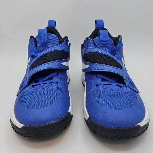 Nike Team Hustle D 6Y (PS) Hyper Royal/White Boy's Sneakers-Size 6Y DV8994