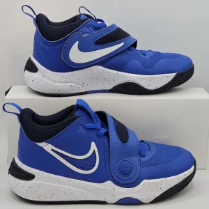 Nike Team Hustle D 6Y (PS) Hyper Royal/White Boy's Sneakers-Size 6Y DV8994