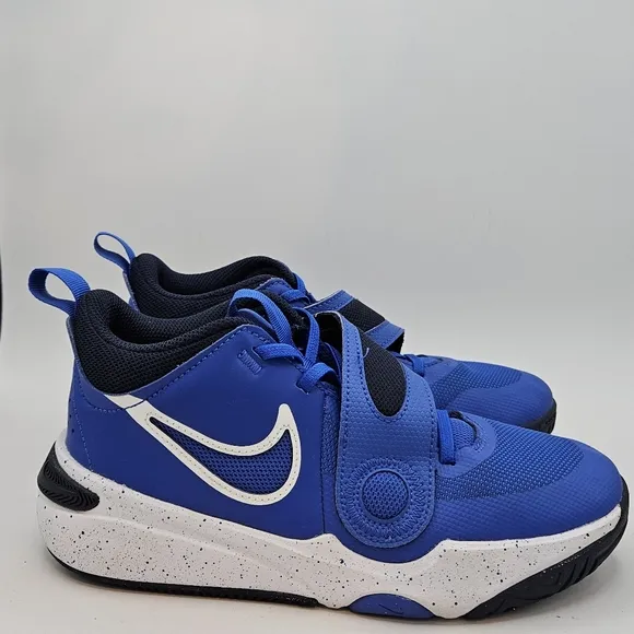 Nike Team Hustle D 6Y (PS) Hyper Royal/White Boy's Sneakers-Size 6Y DV8994