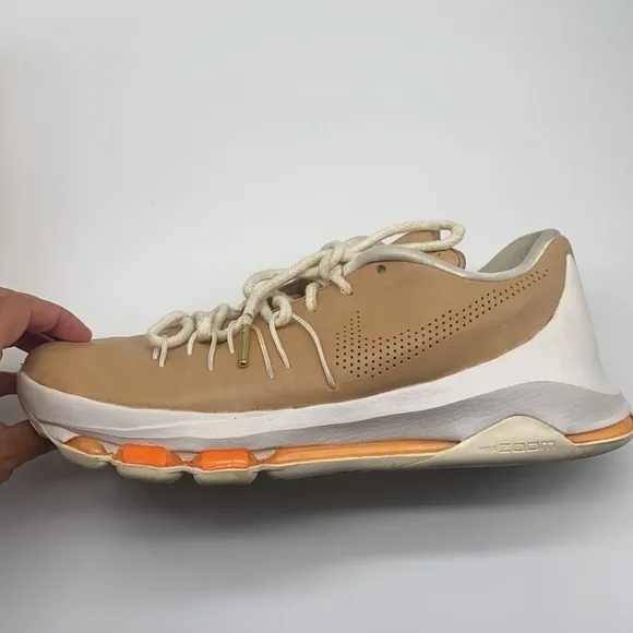 Nike  -Vintage Kevin Durant Eighth Signature Tan Leather Sneakers Size 8