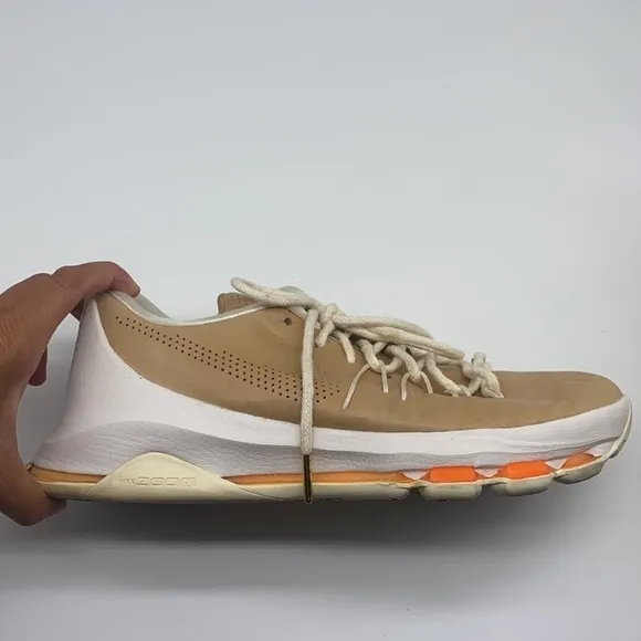 Nike  -Vintage Kevin Durant Eighth Signature Tan Leather Sneakers Size 8