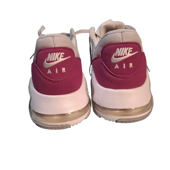 Nike White and Pink Sneakers with Air Cushioning