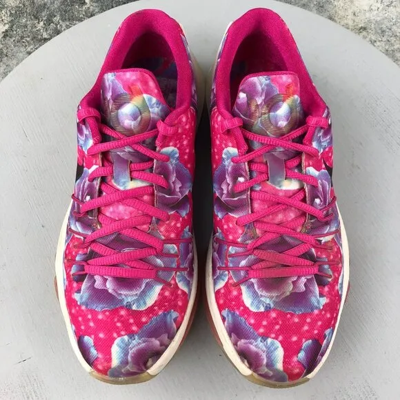 Nike Youth Size 6Y Kevin Durant KD 8 Aunt Pearl Pink Basketball Shoes 837786-603