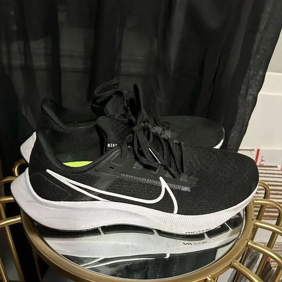 Nike Air Zoom Pegasus 38 &quot;Black/White-Anthracite-Volt&quot; sneakers