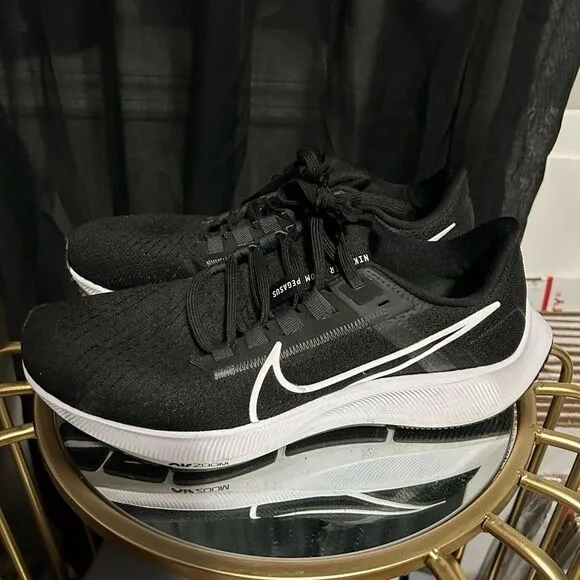 Nike Air Zoom Pegasus 38 &quot;Black/White-Anthracite-Volt&quot; sneakers
