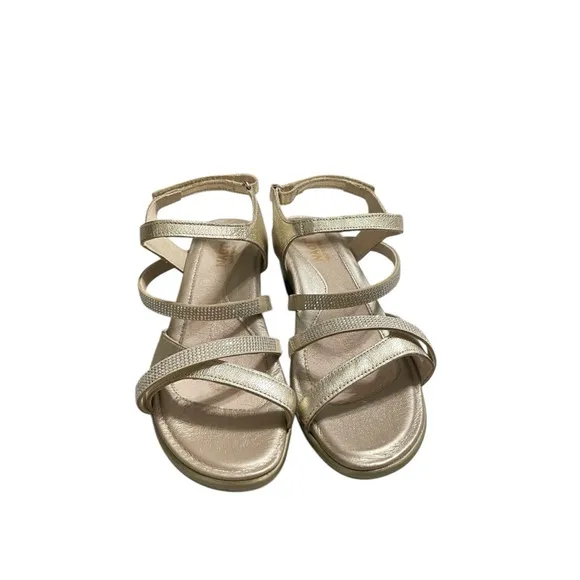 Noat Women'sInnovate Sandals Size EU 36/ US 5.5-6 Radiant Gold Leather