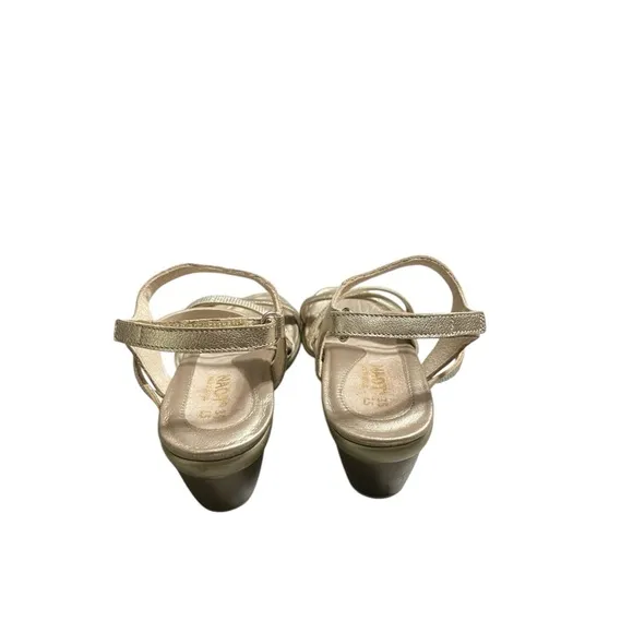 Noat Women'sInnovate Sandals Size EU 36/ US 5.5-6 Radiant Gold Leather