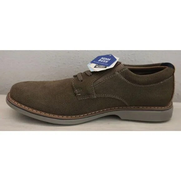 Nunn Bush 84962-216 Men's 9.5M Mocha/Brown Otto Plain Toe Oxford Shoes