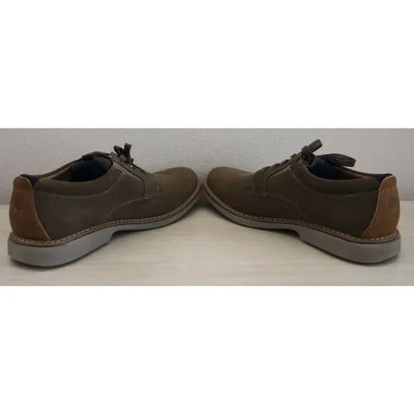 Nunn Bush 84962-216 Men's 9.5M Mocha/Brown Otto Plain Toe Oxford Shoes