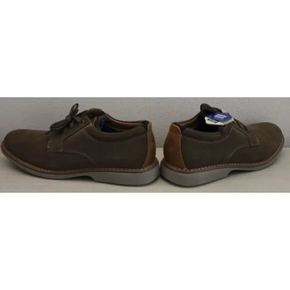 Nunn Bush 84962-216 Men's 9.5M Mocha/Brown Otto Plain Toe Oxford Shoes