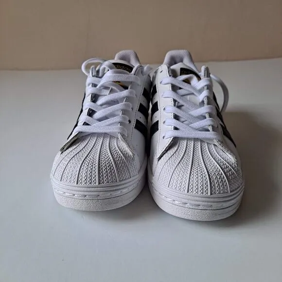 NWB Adidas Originals Superstar Shoes Cloud White Core Black FU7712 Kids Size 6.5