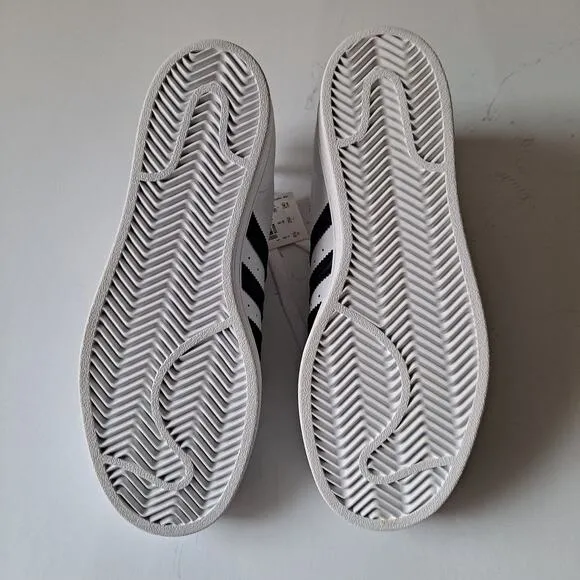 NWB Adidas Originals Superstar Shoes Cloud White Core Black FU7712 Kids Size 6.5