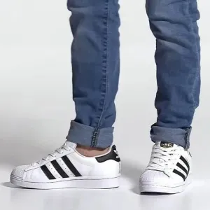 NWB Adidas Originals Superstar Shoes Cloud White Core Black FU7712 Kids Size 6.5