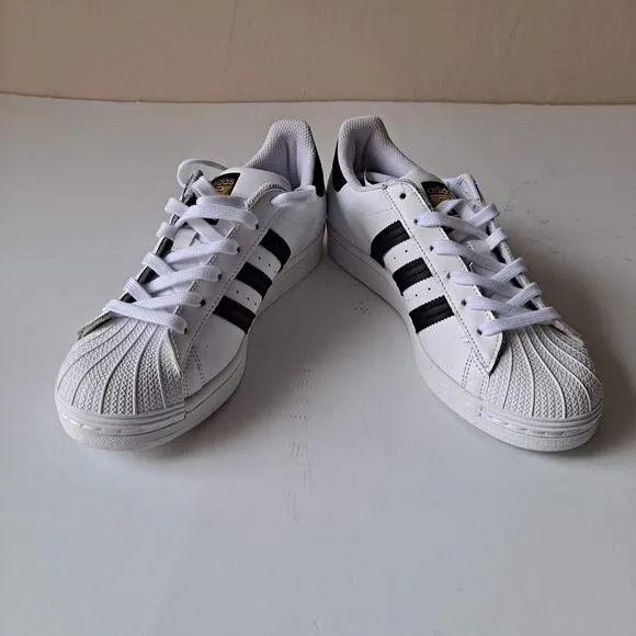 NWB Adidas Originals Superstar Shoes Cloud White Core Black FU7712 Kids Size 6.5