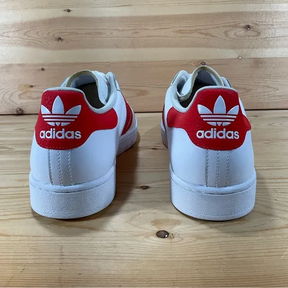 NWOB Adidas Campus II Shoes # G49419 LeatherMen’s 12 White Reddish/Orange