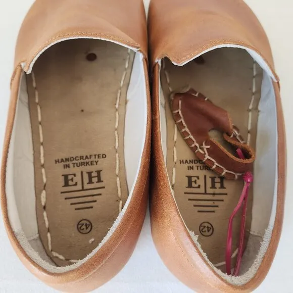 NWoB Earthing Harmony Brown Leather Grounding Earthing Barefoot Shoes Women's