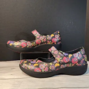 NWOT Dansko Annie - Pansy Floral Mary Jane Shoes Women's Size 42 US 11.5 - 12