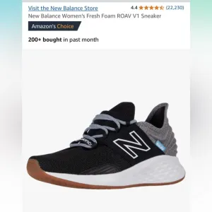 NWOT New Balance Black and Gray Sneakers