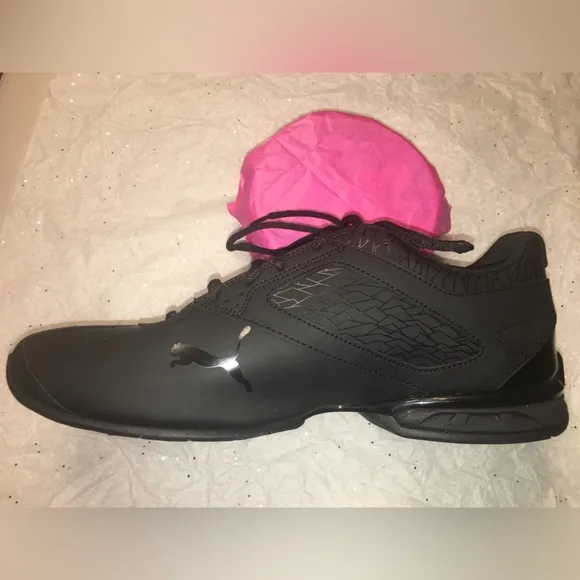 NWOT PUMA Men’s Tazon Black Sneakers - Size 12