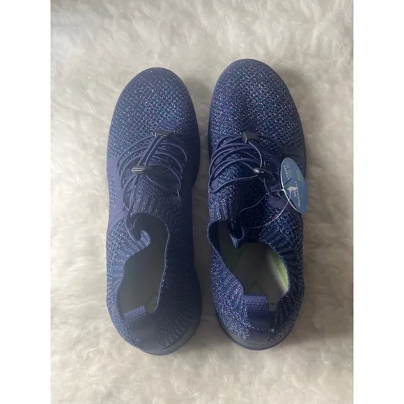NWT Align Torri Midnight Shimmer (Blue) Tennis Shoes Women Size 10M