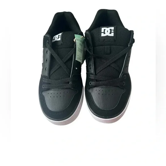 NWT DC Men’s Pure Shoes Black/Black/White 8.5