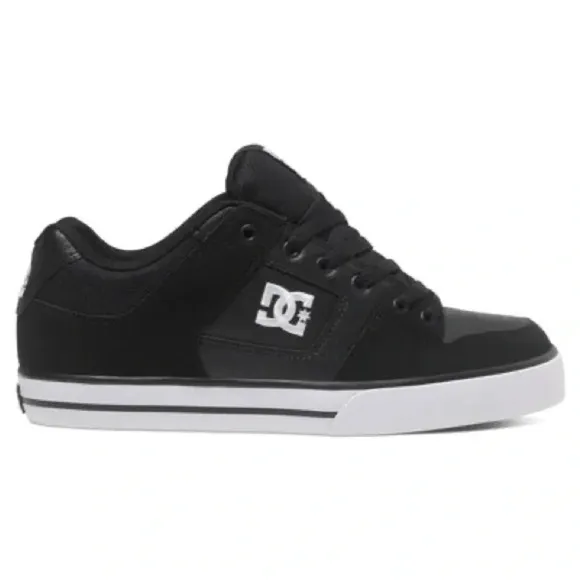 NWT DC Men’s Pure Shoes Black/Black/White 8.5
