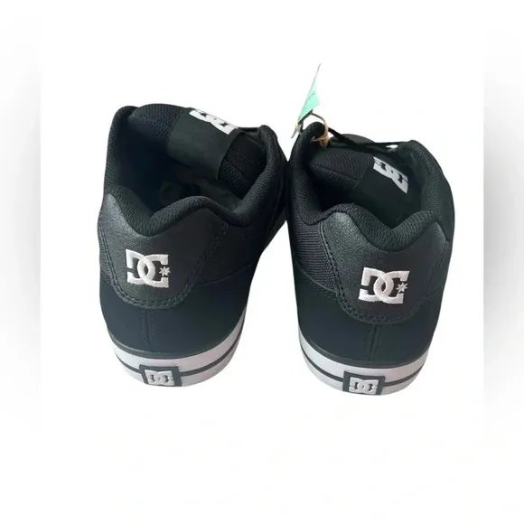 NWT DC Men’s Pure Shoes Black/Black/White 8.5