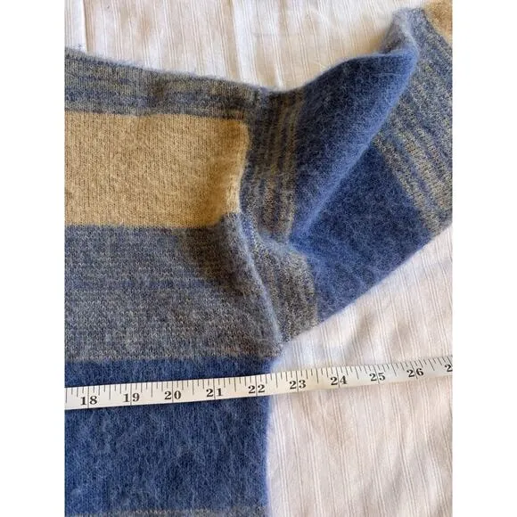 NWT Madewell Space-Dyed Wool Otis Pullover Sweater Sky Spacedye Women's Sz Small