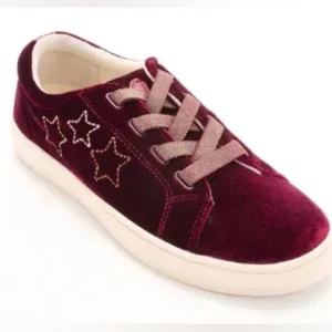 NWT • Revitalign • Orthotic Malibu Velvet Stars ⭐️ Sneakers • Burgundy • 9B • ❤️
