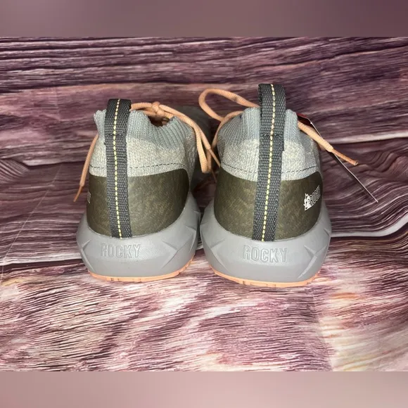 NWT ROCKY Composite Toe Sneakers, Gray and Pink. Size 9.