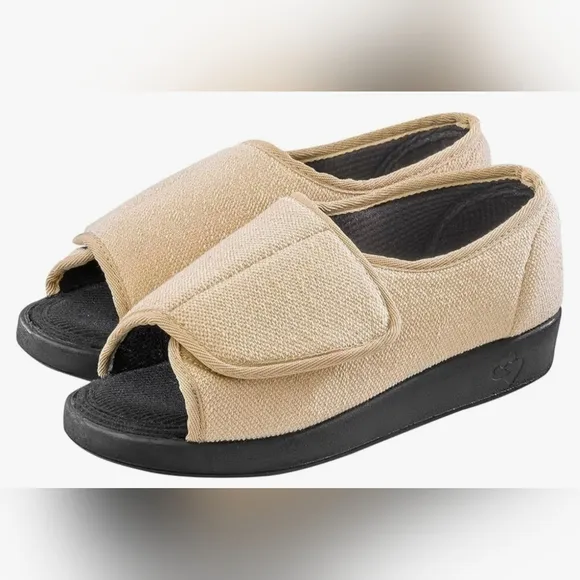 NWT Silverts Unisex Diabetic Open-Toe Shoes